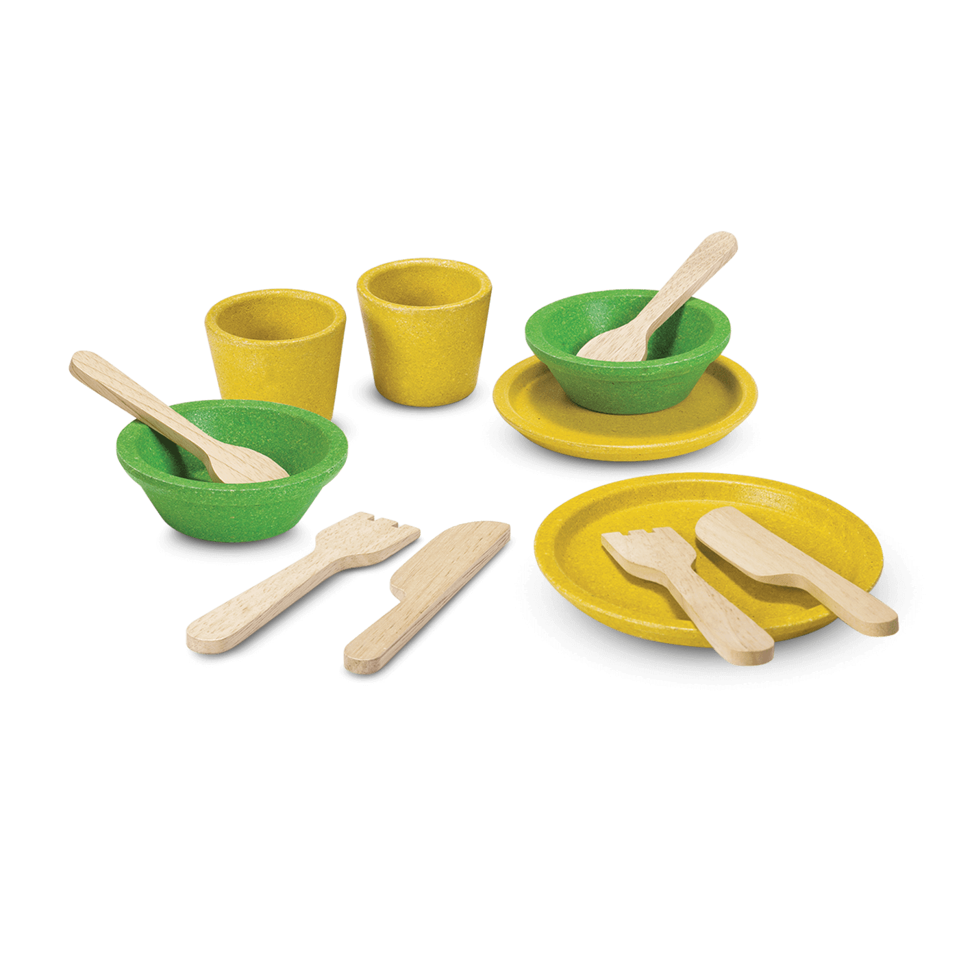 plan toys tableware set