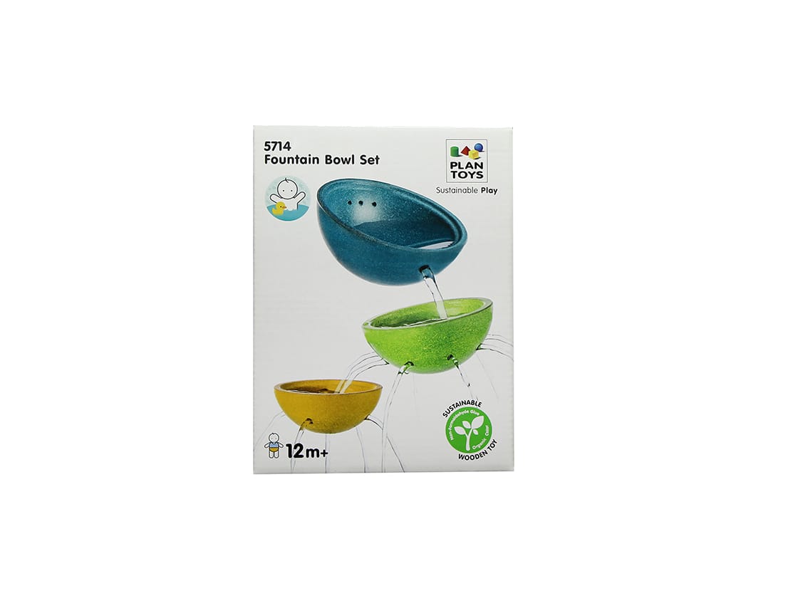plan toys fountain bowl set