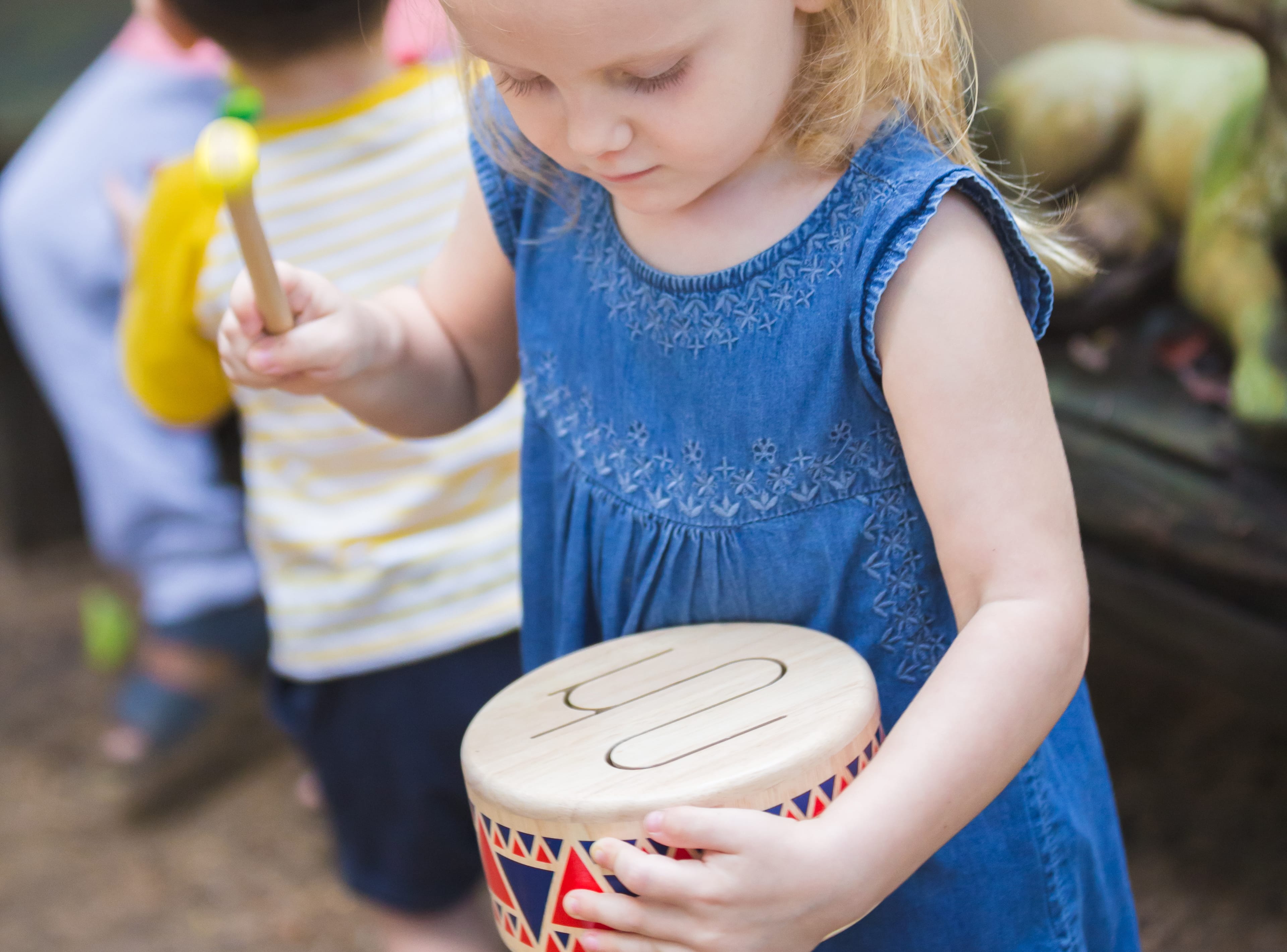 solid drum plan toys